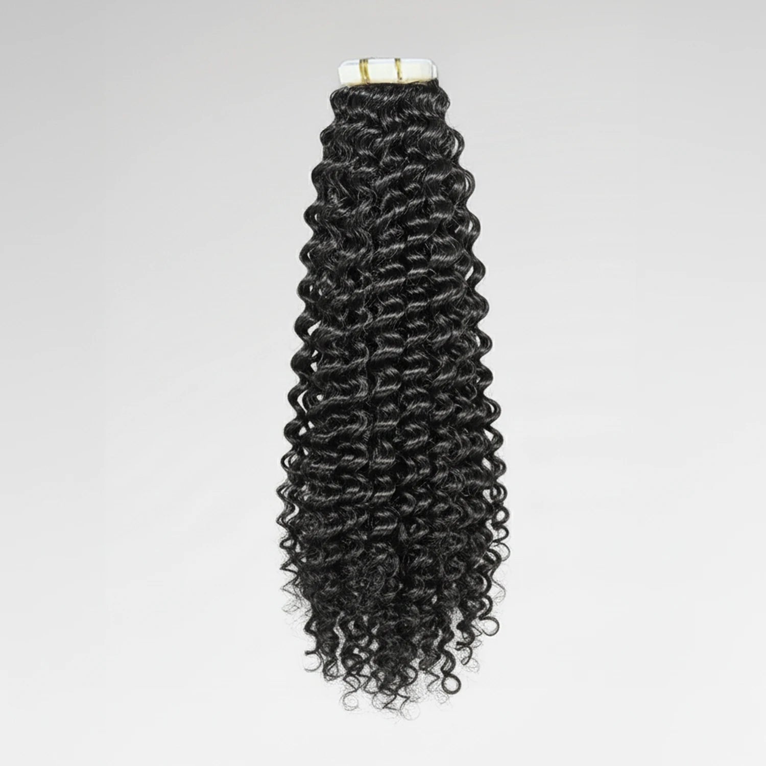 Extensions adhésives Kinky Curly Virgin Hair 12A – boucles denses et texturées, parfaites pour un rendu afro naturel.
