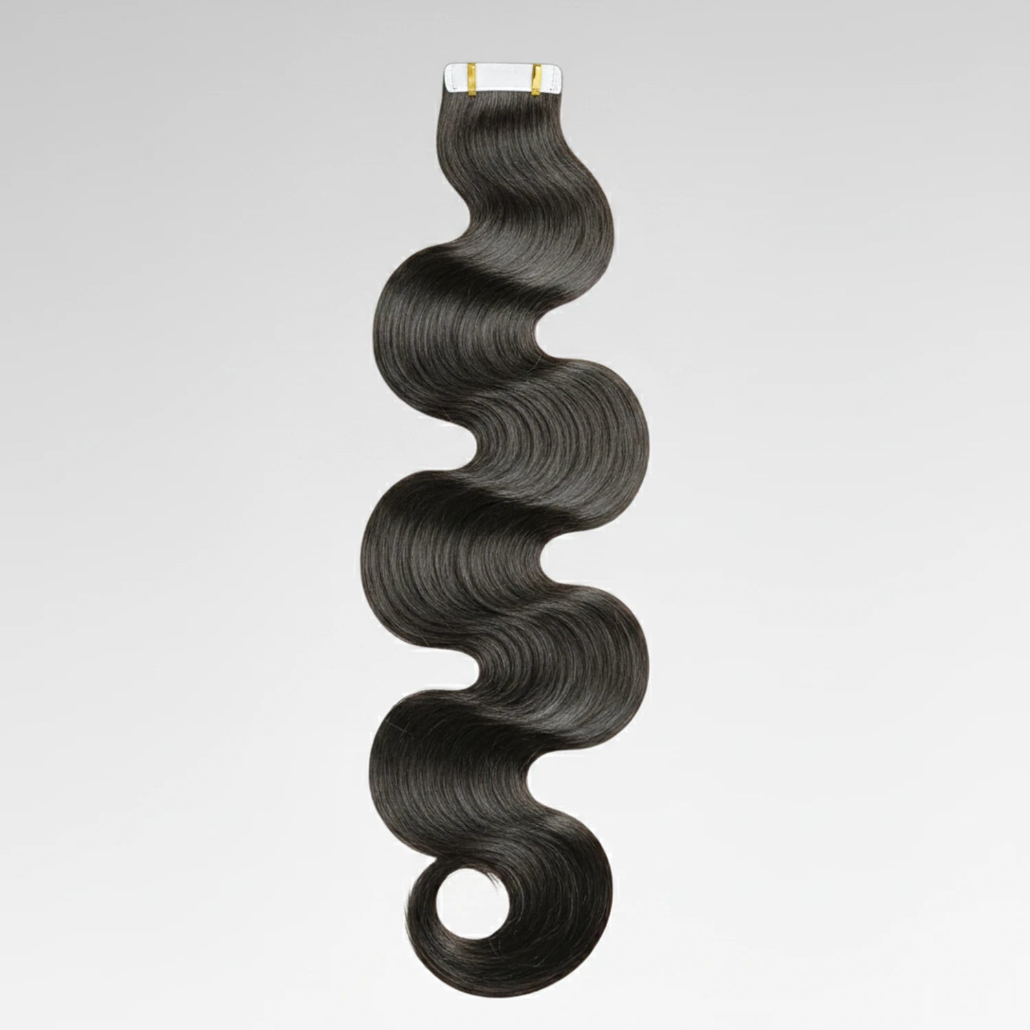 Extensions adhésives Body Wave Virgin Hair 12A – ondulation souple, effet glamour et texture fluide.