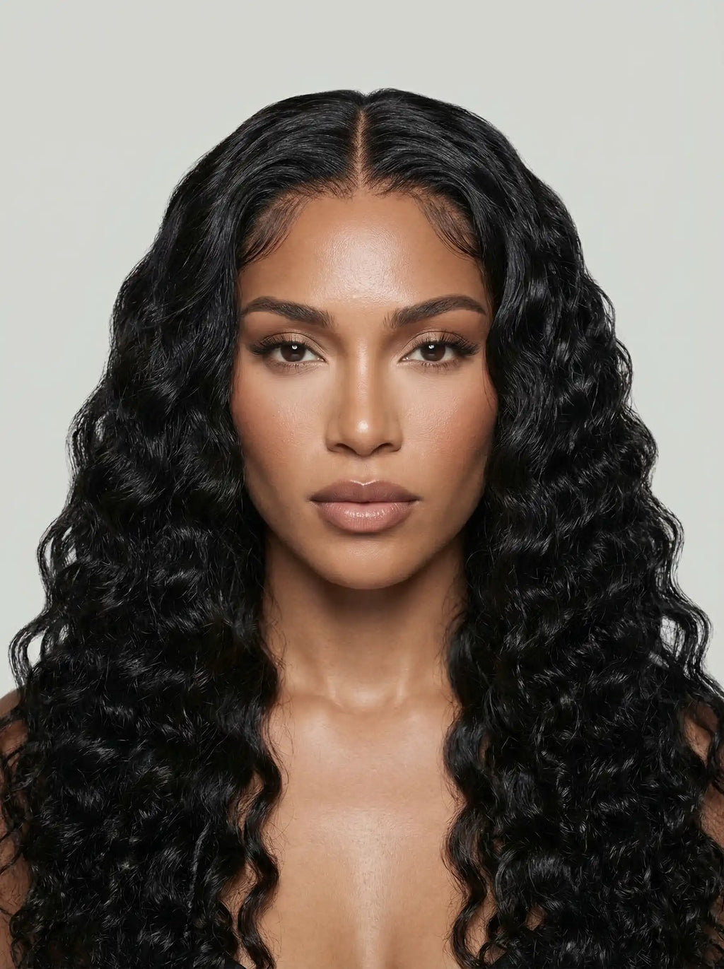 perruque deep wave cheveux humains vierges lace front ondulations profondes volume naturel effet cuir chevelu