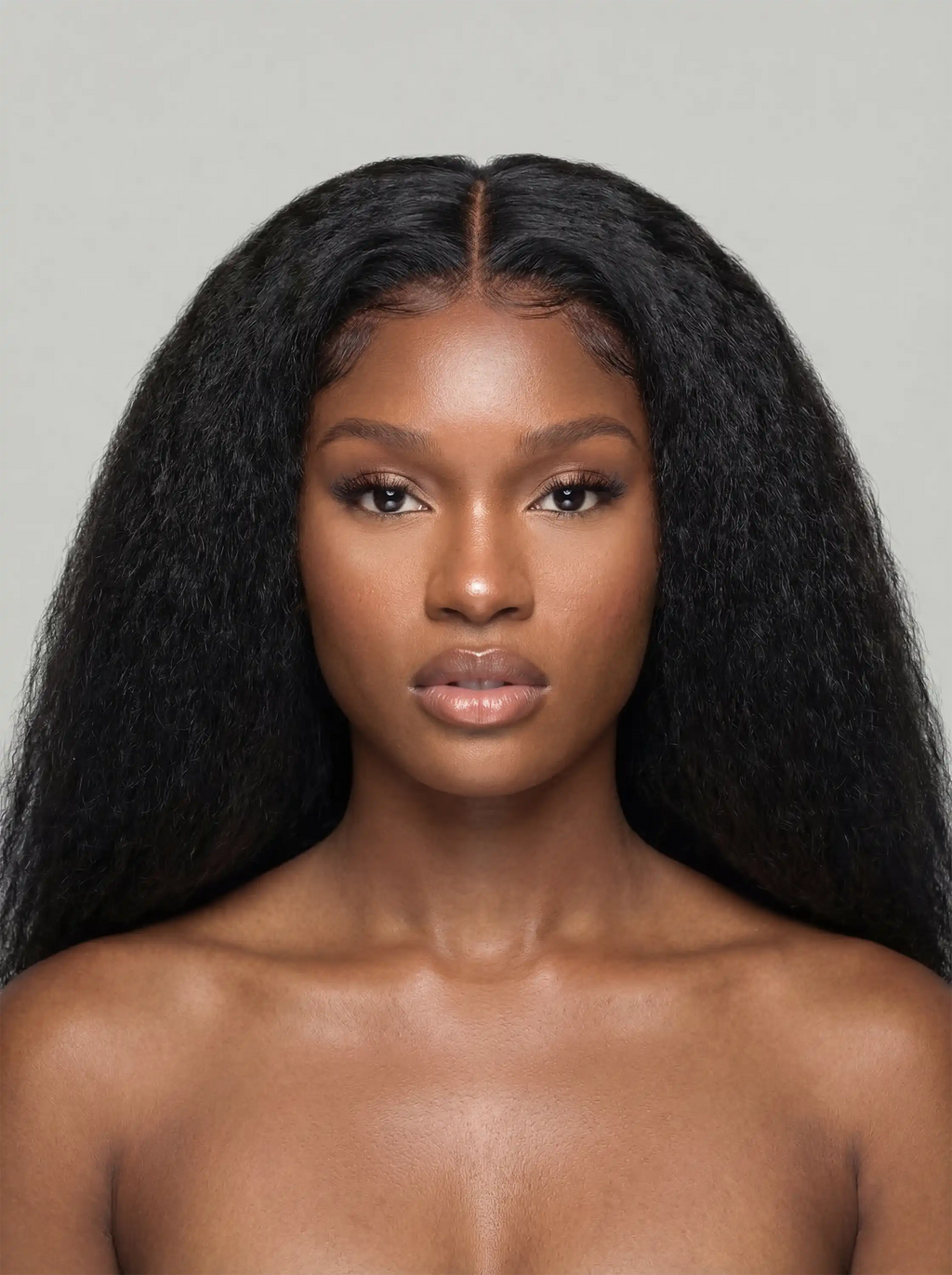perruque kinky straight lace front cheveux humains vierges hd lace effet cuir chevelu naturel volume dense texture blowout carthair